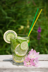 Sassi water in a glass