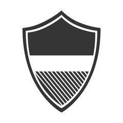 badge vintage shield icon vector illustration