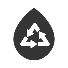 recycle reduce reuse icon vector illustration