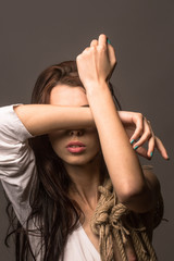 sexy woman with rope