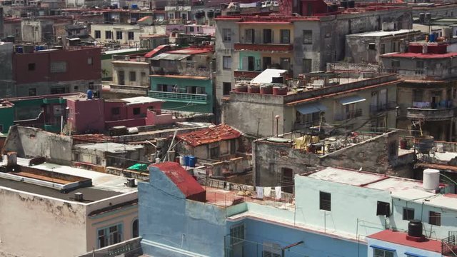 the havana skyline and coast cuba