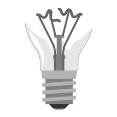 Lamp light bulb vector illustration.
