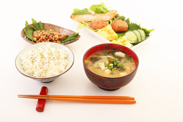 美味しそうな和風朝食