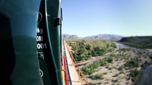 train passing through copper canyon mexico