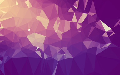 Abstract low poly background, geometry triangle