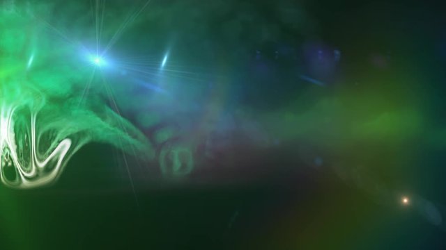 abstract dancing glowing dust particle background