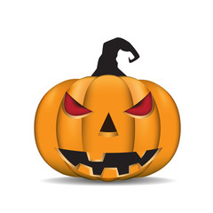 Jack-O-Lantern. Halloween pumpkin. Vector illustration.