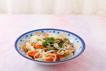 沖縄料理　そうめんチャンプルー