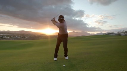 pro golfer world class golf course