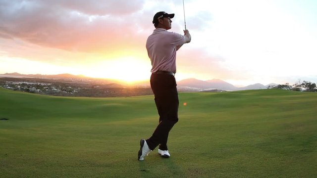 pro golfer world class golf course