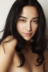 Obraz premium Natural brunette