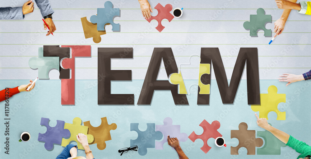 Sticker Team Teamwork Together Togetherness Unity Concept - Stickers