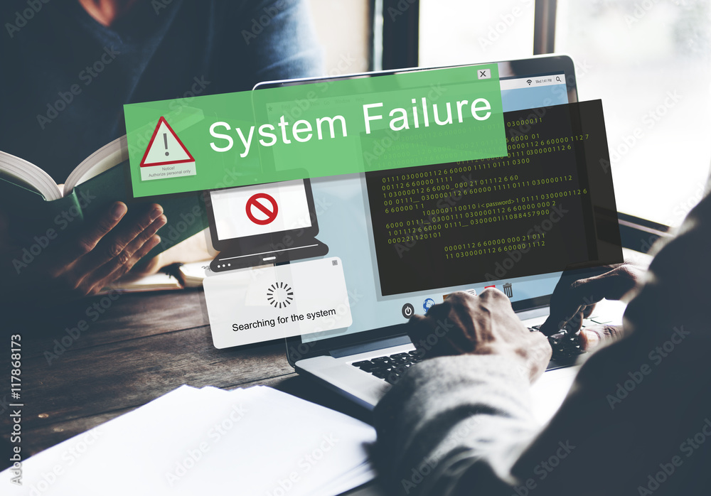 Wall mural system failure error detection defeat concept