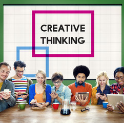 Creative Thinking ideas Imagination Innovation Inspiration Conce