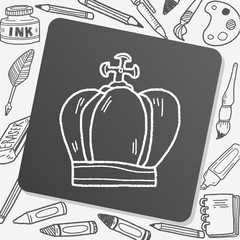 crown doodle