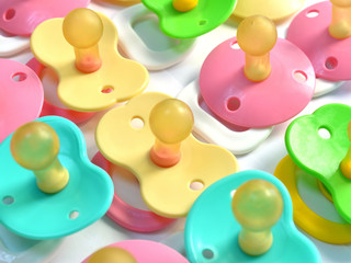 Baby pacifiers.
