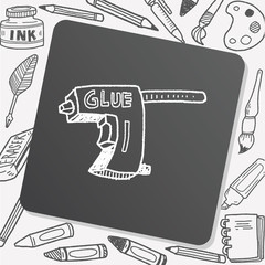 Glue gun doodle