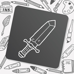 sword doodle