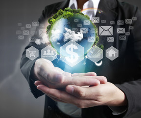 social network structure in a hand