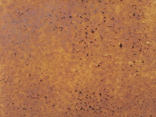 red rusted metal