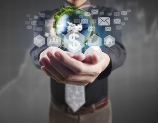 social network structure in a hand