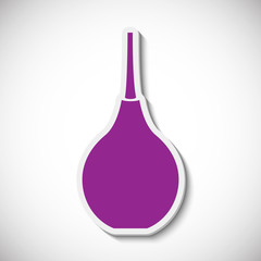 Medicine. Realistic image of the contour object