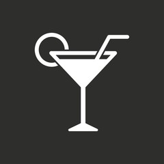 Cocktail - vector icon.
