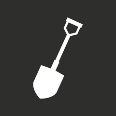 Shovel - vector icon.