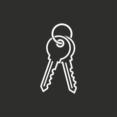 Key - vector icon.