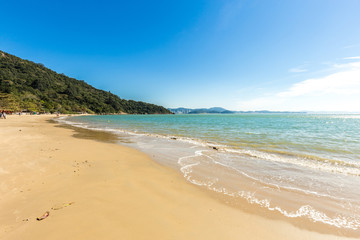 View of Laranjeiras Beach, Balneario Camboriu. Santa Catarina