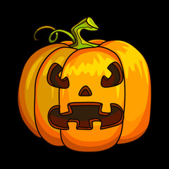 Holiday Halloween Pumpkin Jack Lantern.
