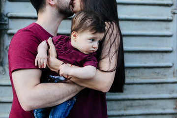 young family with a child