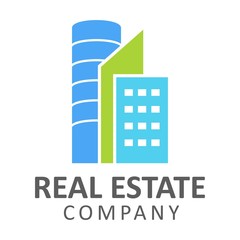 Naklejka premium Business Building Logo