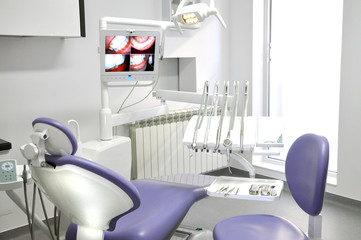 Modern dental office interior