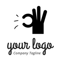 Fototapeta premium OK Pizza Logo