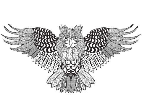 Eagle owl.
