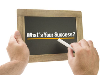 Hand writing What´s Your Success?