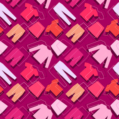 Modern style clothes banner color design