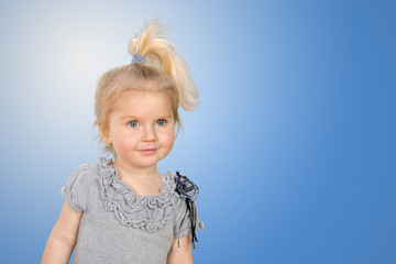 Portrait of a lovely little girl