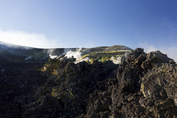 ETNA: interior of the "Bocca Nuova" after the latest eruptions