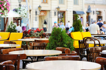 The table in the bar.