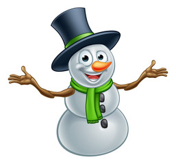 Cartoon Christmas Snowman