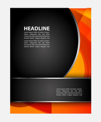 Flyer design template
