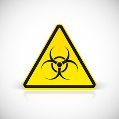 Biohazard symbol sign. 