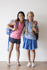 Fototapeta premium Best friends of different ethnicity