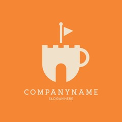 Coffee Cafe Tea Shop Logo Vector