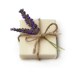 Piece of lavender soap