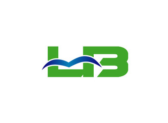 Letter L and B logo vector
