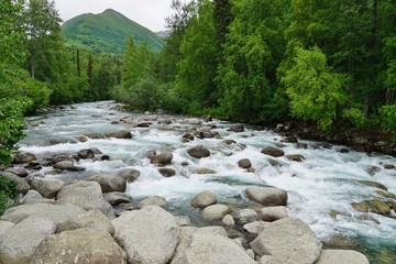 The Susitna River in Alaska