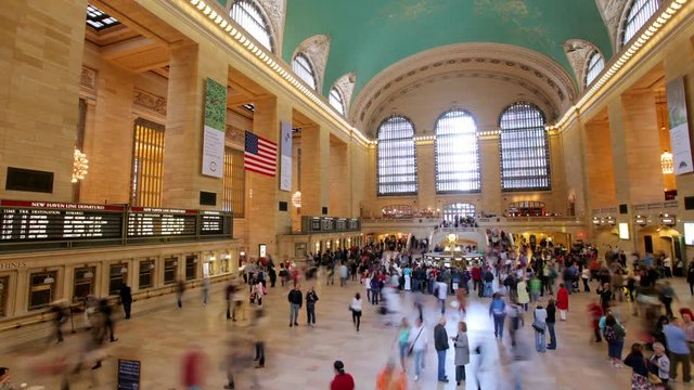 commuters at nyc grand central terminal